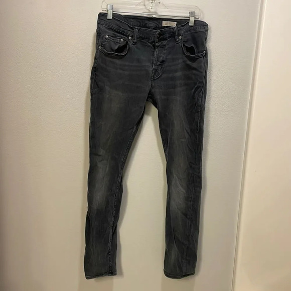 ALL Saints woman’s black faded jeans - Picture 1 of 13
